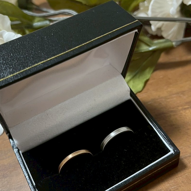 【ジュエリー工房 YAMAMOTOの口コミ】 結婚指輪は自分たちの好きなデザインを自由に入れられて、つや消し加工も…