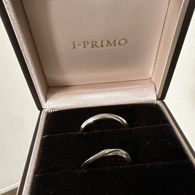 【アイプリモ(I-PRIMO)の口コミ】 デザインは同じものではなく、お互いの気に入った違う種類のものにしまし…