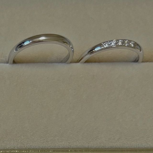 【宝寿堂(ほうじゅどう)の口コミ】 メレダイヤの数からデザインまで自分で考えて作っていただけるのでお気に…