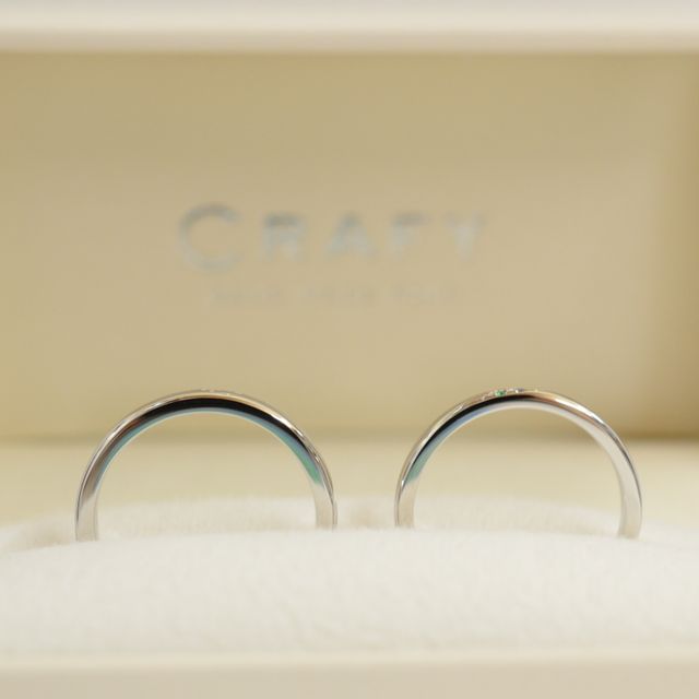 【CRAFY(クラフィ)の口コミ】 デザインを自分で選ぶことができたので、理想にぴったりの指輪を作成する…
