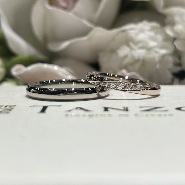 【TANZO.(鍛造指輪)の口コミ】 デザインもセミオーダーで、自分好みにオーダーできる点が決め手でした。…