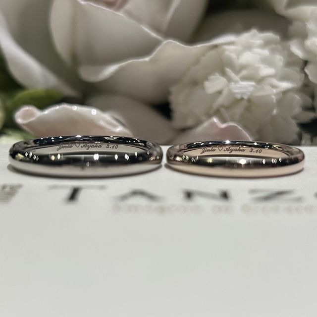 【TANZO.(鍛造指輪)の口コミ】 デザインもセミオーダーで、自分好みにオーダーできる点が決め手でした。…