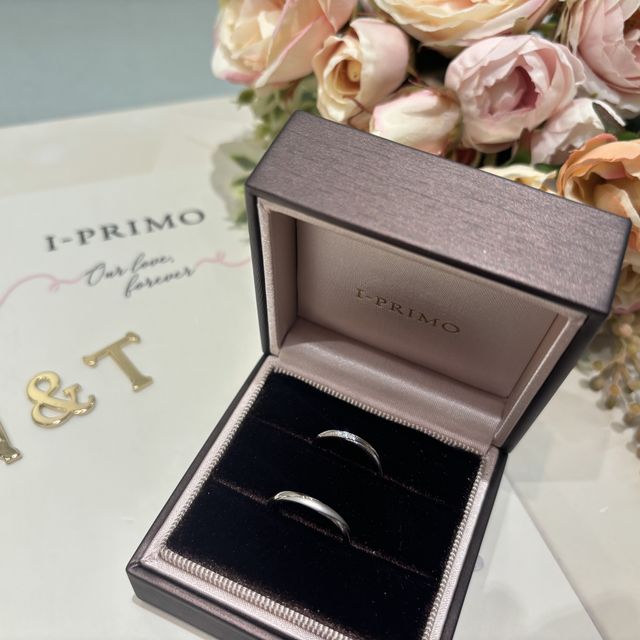 【アイプリモ(I-PRIMO)の口コミ】 指輪の意味合いが、2つのリングを並べると、それぞれの道がつながって1本…