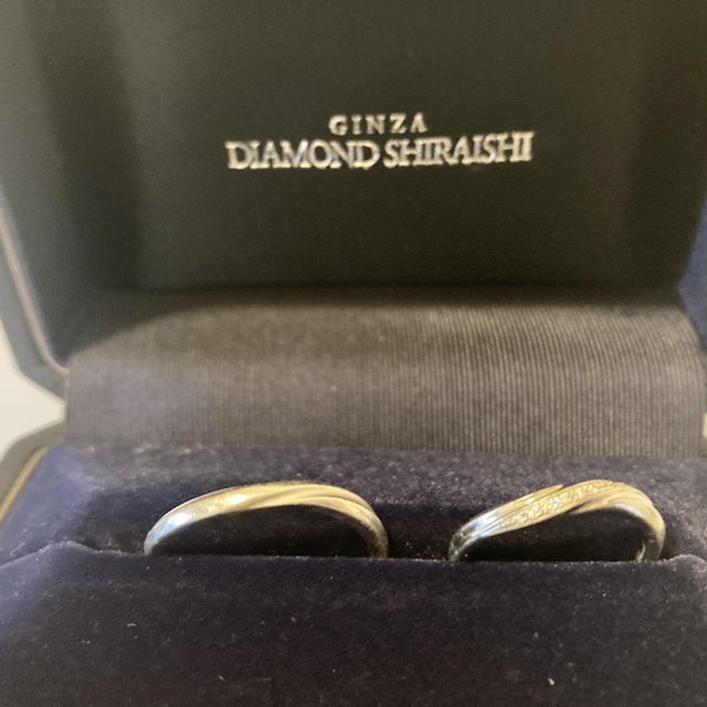 【銀座ダイヤモンドシライシの口コミ】 ダイアモンドの輝きがよく、普段使いできるデザインでお値段もお手頃で比…