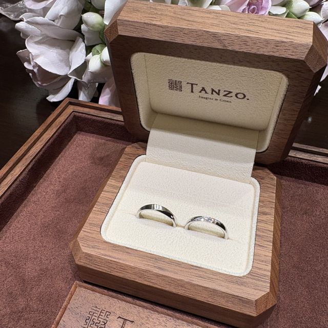 【TANZO.(鍛造指輪)の口コミ】 素材やデザイン、すべて自分で選べることができ、細部まで自分好みに仕上…
