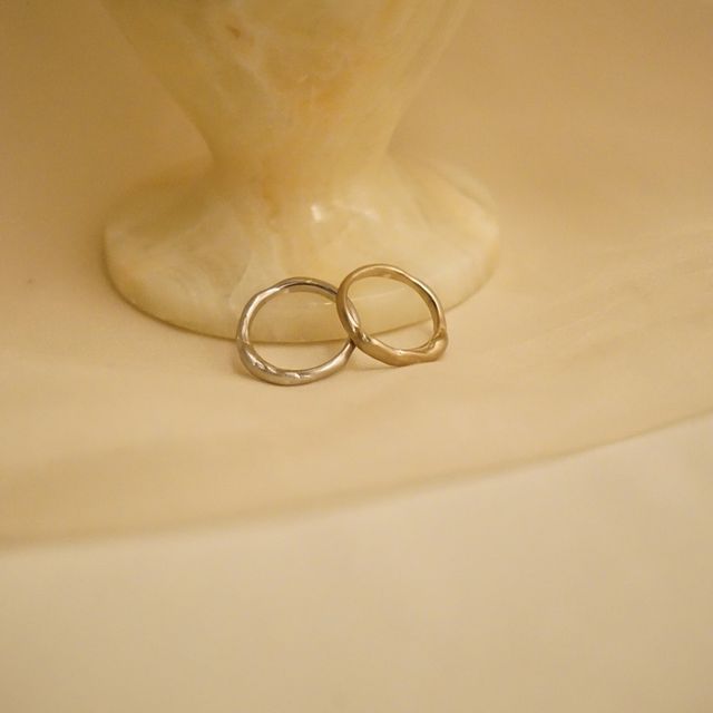 【atelier ST, CAT(アトリエ エスティーキャット)の口コミ】 表裏でシンプルorデザインが出るようにお願いしました。
デザイン部分の盛…