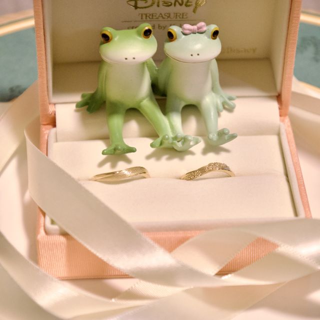 【ケイウノ ブライダル(K.UNO BRIDAL)の口コミ】 彼が色んなメーカーから探してくれたことや、ラプンツェルの髪を表現した…