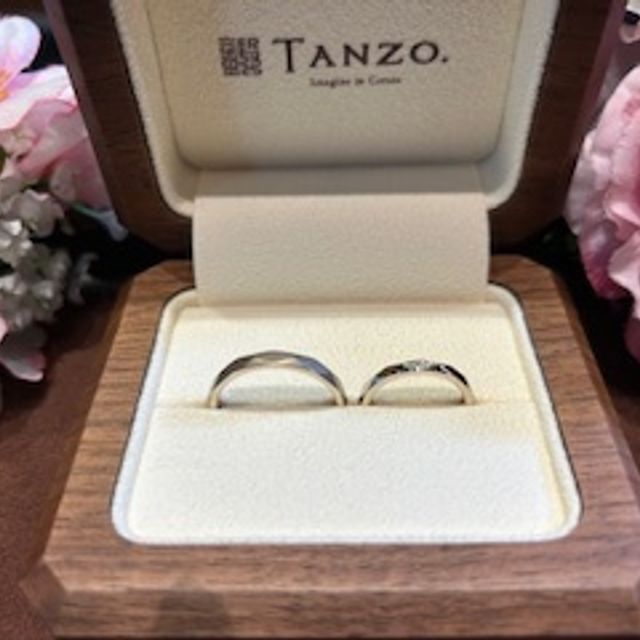 【TANZO.(鍛造指輪)の口コミ】 完全にオリジナルでオーダーすることができるので、デザインはもちろんサ…