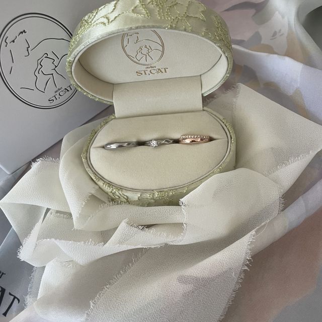 【atelier ST, CAT(アトリエ エスティーキャット)の口コミ】 試着しながらデザインを細かく決めていくことができます。表面の質感につ…