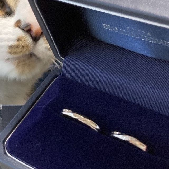 【銀座ダイヤモンドシライシの口コミ】 シンプルだけど、少しデザインに動きが欲しいなと思っていたときに、お勧…