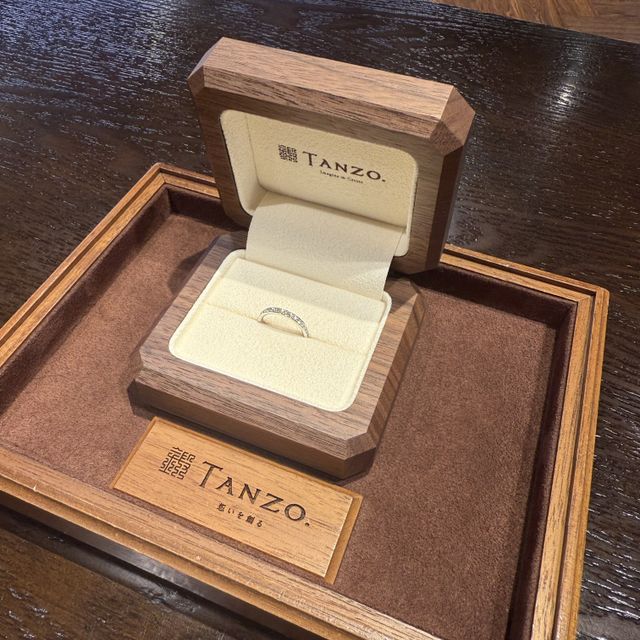 【TANZO.(鍛造指輪)の口コミ】 爪留、彫留、レール留、湾曲、カラーなど、自分の好みで細部まで選べます…