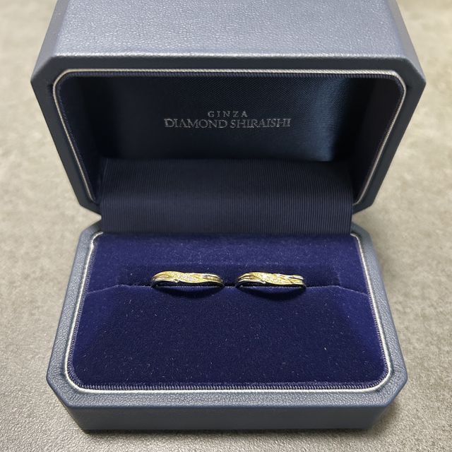 【銀座ダイヤモンドシライシの口コミ】 多様多種の指輪が多く自分がつけたい指輪が見つかるまで提案してくれる。…
