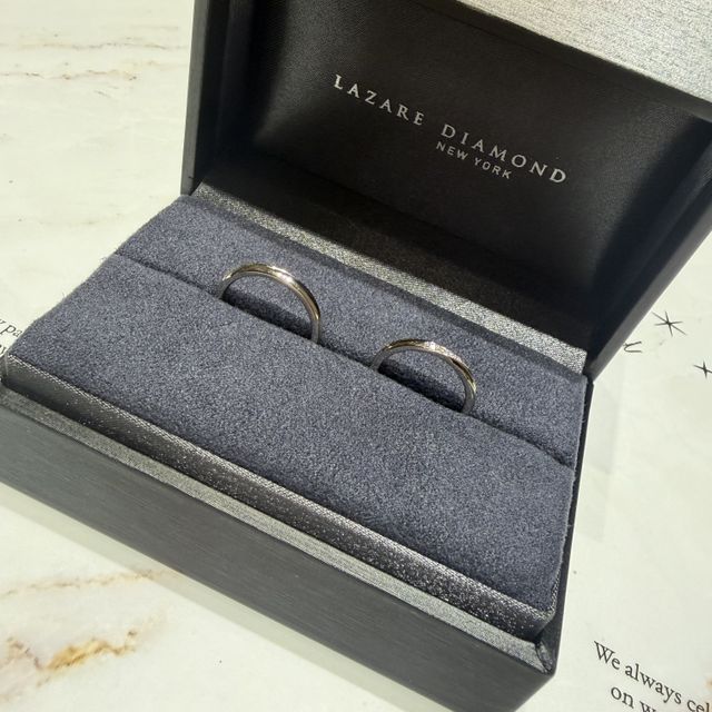 【ラザール ダイヤモンド(LAZARE DIAMOND)の口コミ】 デザインがシンプルでありながら、オシャレで気に入っています。ダイヤモ…