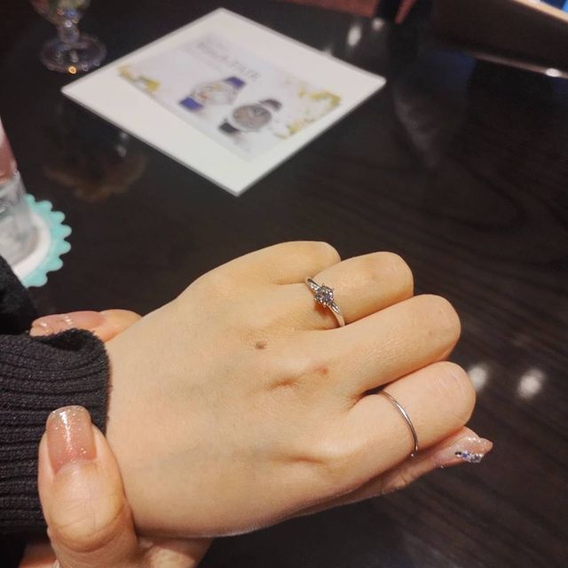 【ケイウノ ブライダル(K.UNO BRIDAL)の口コミ】 母から譲り受けた婚約指輪をリメイクしてもらいたくて、リメイクしてくれ…