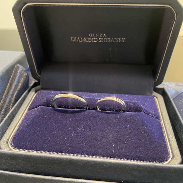 【銀座ダイヤモンドシライシの口コミ】 シンプルかつ銀座ダイヤモンドシライシさんらしいダイヤモンドのデザイン…