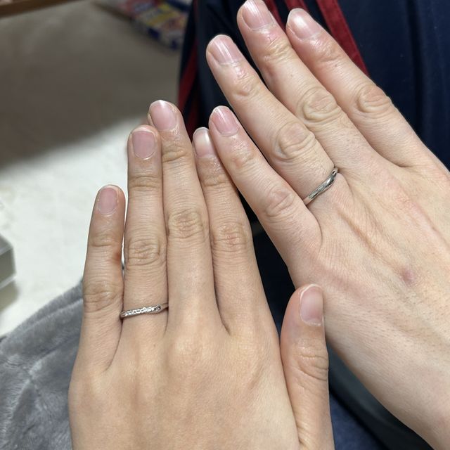 【VERITE(ベリテ)の口コミ】 シンプルかつ、女性の方はダイヤモンドがキラキラしていて、普段使いにも…