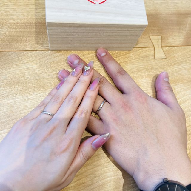 【出雲結(いずもゆい)の口コミ】 指輪のデザインは普段使いでも良いし特別な日につけるにも良い、どんなシ…