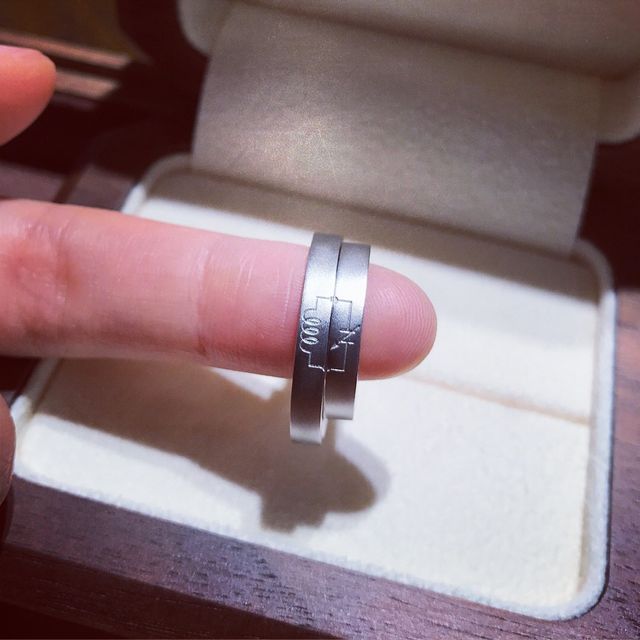 【TANZO.(鍛造指輪)の口コミ】 結婚するにあたり結婚指輪を買う事になりました。長くずっとつけていられ…