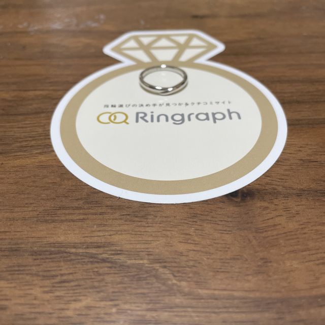 【アイプリモ(I-PRIMO)の口コミ】 普段から指輪をつけていたいので、シンプルな物をチョイスしました。2人で…