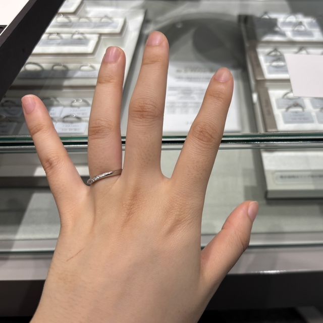 【アイプリモ(I-PRIMO)の口コミ】 指輪の決め手は、自分達に合っているか、違和感がないか、つけていて気持…