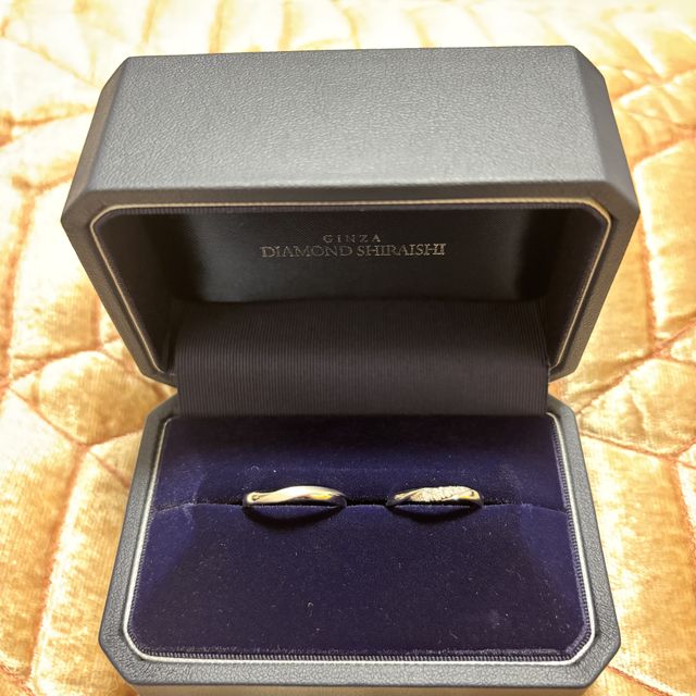 【銀座ダイヤモンドシライシの口コミ】 指が綺麗に見えるデザインを一緒に選んでいただきました。自分の希望通り…