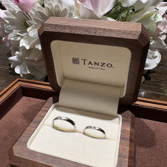 【TANZO.(鍛造指輪)の口コミ】 好きなデザインをプロと相談しながら作ることができ、細部まで自分の理想…