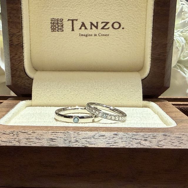 【TANZO.(鍛造指輪)の口コミ】 結婚指輪なので、長く使えることを第一に考えて選びました。鍛造製法なの…