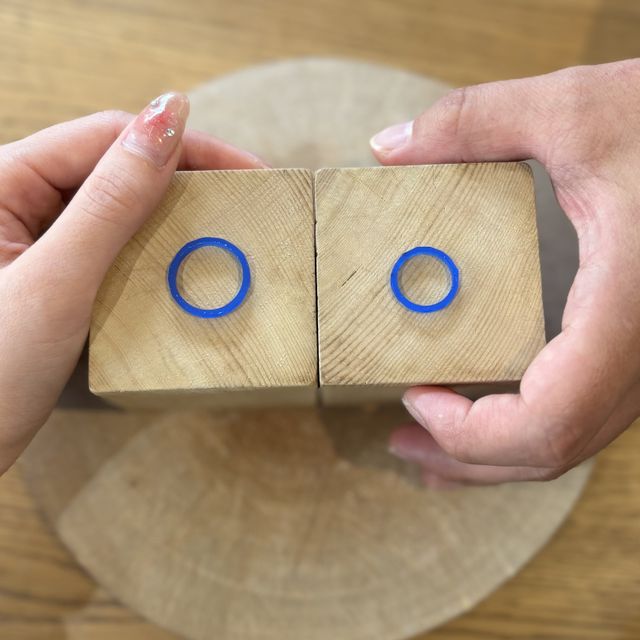 【uchimari(ウチマリ)の口コミ】 デザインや素材については実物をみながら2人の好みのものをゆっくり時間を…