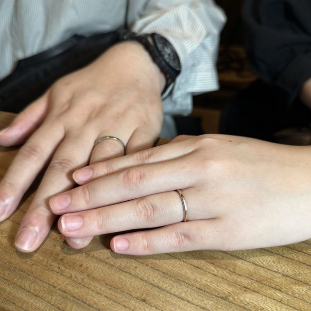 【ichi(イチ)の口コミ】 夫と私の「こういった指輪にしたい！」を細かな打ち合わせで、全て受け止…