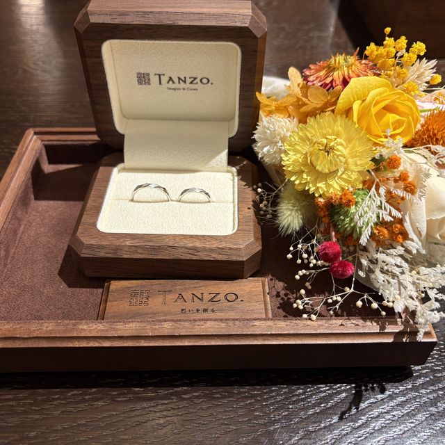【TANZO.(鍛造指輪)の口コミ】 土目のデザイン・えぐり・鏡面仕上げなど細かいデザインもオーダーする事…
