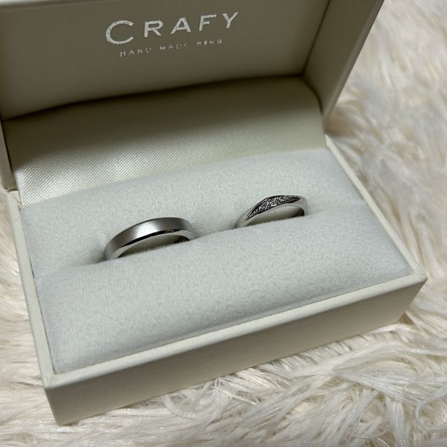 【CRAFY(クラフィ)の口コミ】 素材、デザインがとても豊富で、何も決めずに行っても満足いくデザインに…