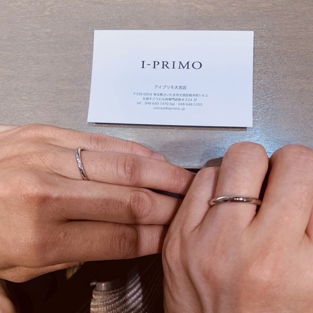 【アイプリモ(I-PRIMO)の口コミ】 着け心地がとても良い。またダイヤが側面にも配置されているので、着けた…