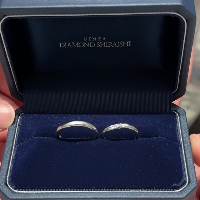【銀座ダイヤモンドシライシの口コミ】 普段からつけるものだからこそあまり派手すぎず、でもシンプルすぎないも…