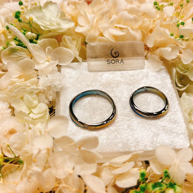 【SORA(ソラ)の口コミ】 ゴツゴツ装飾されてるのは嫌だけど、可愛い指輪がいい！という方にピッタ…