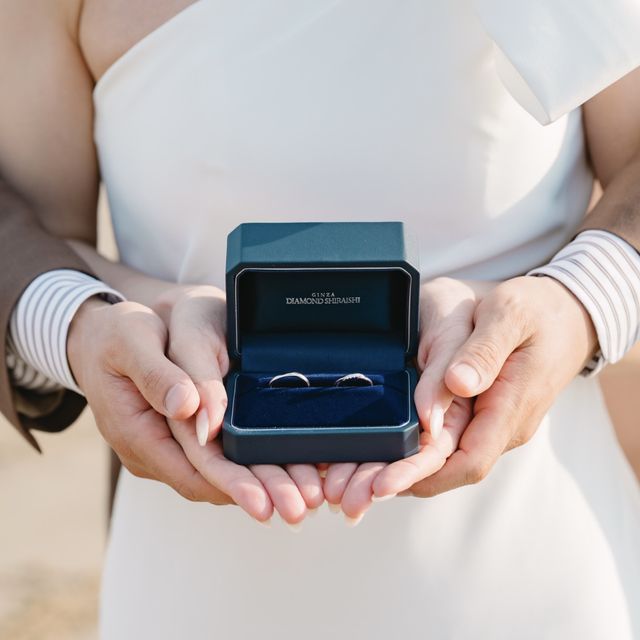 【銀座ダイヤモンドシライシの口コミ】 他にも結婚指輪ブランド多数ある中で、どこよりもコスパ良いのに、ダイヤ…