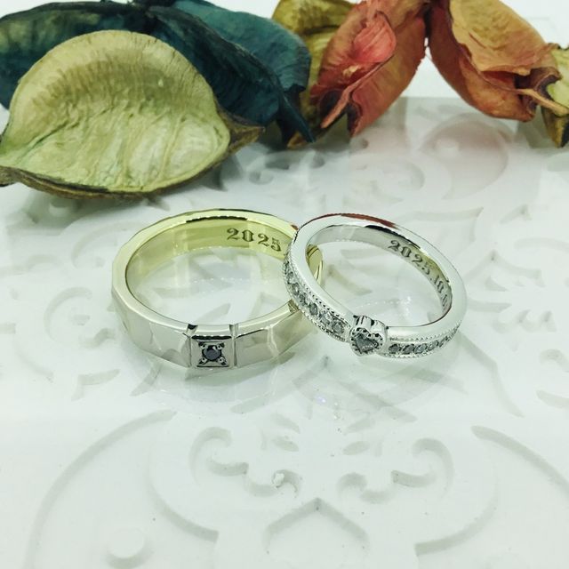 【Antille(アンティール)の口コミ】 あまりみないハートのダイヤをメインにキラキラ華やかな他に見ないかわい…