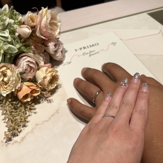 【アイプリモ(I-PRIMO)の口コミ】 メンズの方がシンプルなんですが嫁ちゃんの方はしっかりデザインが入って…