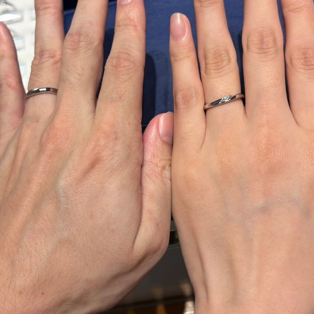 【銀座ダイヤモンドシライシの口コミ】 指輪のテイストとして、銀座ダイヤモンドシライシのブランドである一つ一…