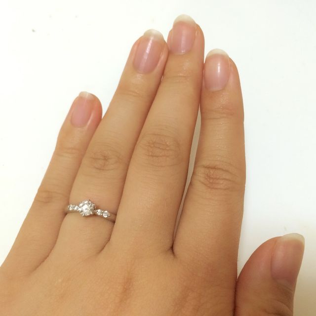 【ラザール ダイヤモンド(LAZARE DIAMOND)の口コミ】 世界三大カッターズブランドだけあって、ダイヤモンドの輝きが他ブランド…