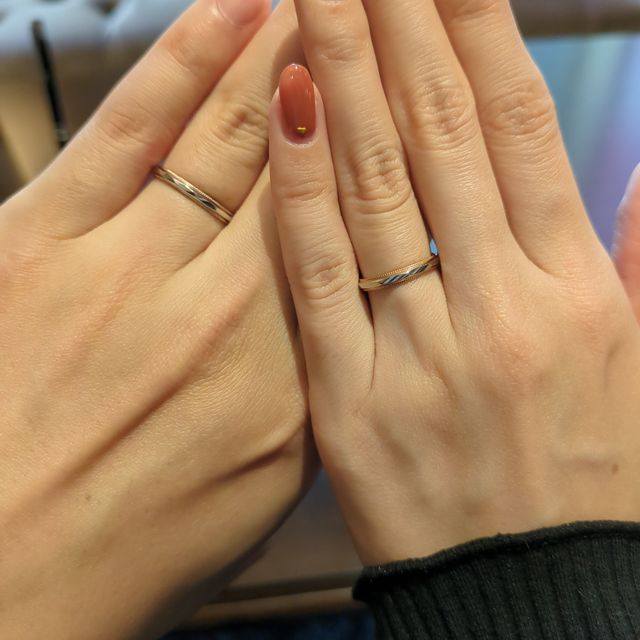 【TANZO.(鍛造指輪)の口コミ】 デザインを一から細かく決められる点が非常に良かったです。結婚指輪と聞…