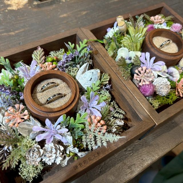 【鎌倉彫金工房の口コミ】 デザインを自分で決めてつくれる点がとても良いと感じました。
ダイヤの他…