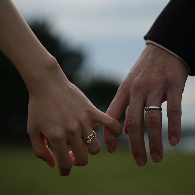 【アイプリモ(I-PRIMO)の口コミ】 新婦が、ゴールド、新郎がシルバーで、3.5ミリで1番太いデザインにしても…