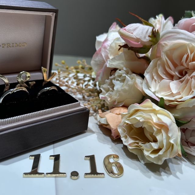 【アイプリモ(I-PRIMO)の口コミ】 女性だけダイヤモンドが入ってるものが多い中、全く同じデザインでお揃い…