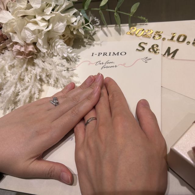 【アイプリモ(I-PRIMO)の口コミ】 重ね付けしたとき、デザインの親和性が良いかで選びました。
あまり派手す…