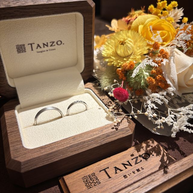 【TANZO.(鍛造指輪)の口コミ】 フルオーダーなので自分の好みのものに仕上げれたりサイズも0.5号刻みで作…