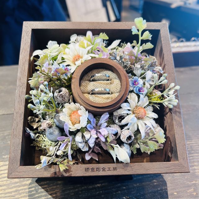 【鎌倉彫金工房の口コミ】 最初はピンクゴールドでクロスしているタイプが可愛いなと思っていました…