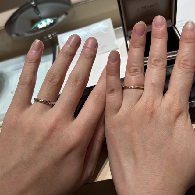 【アイプリモ(I-PRIMO)の口コミ】 キラキラしていて一目見た瞬間、見惚れてしまいました！
リングの色が4色…