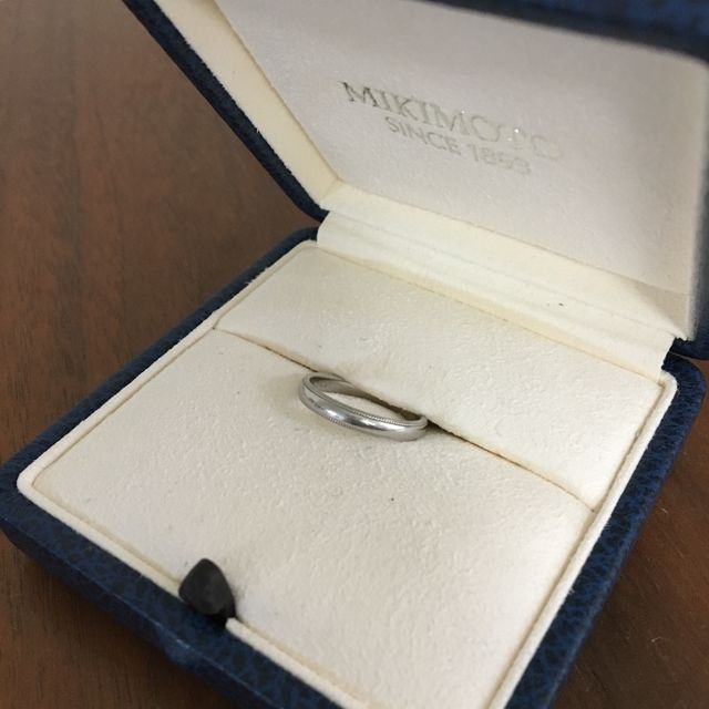 【MIKIMOTO(ミキモト)の口コミ】 結婚指輪はずっと使うものなので老舗で購入したいと思っていました。銀座…