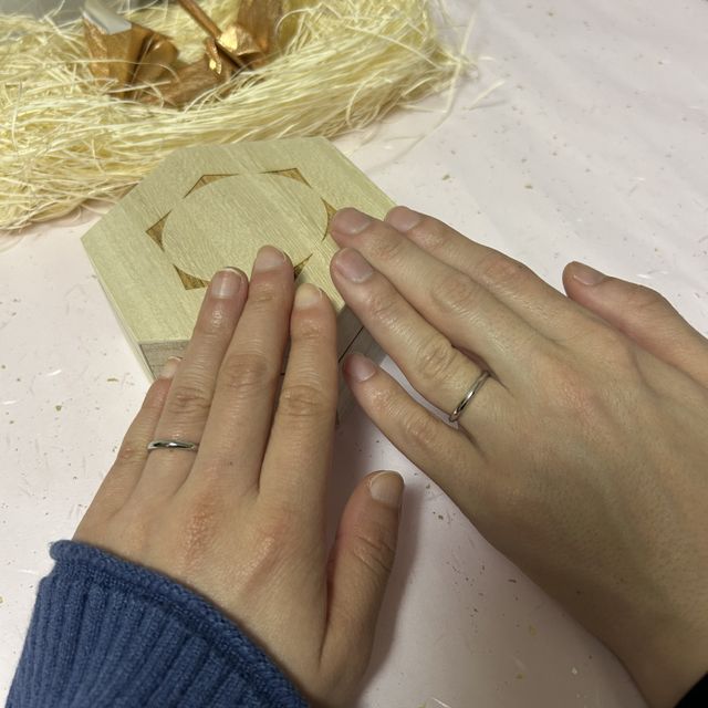 【出雲結(いずもゆい)の口コミ】 指輪を制作できることが大切な思い出となり、形も大きさも違うけれど、2人…