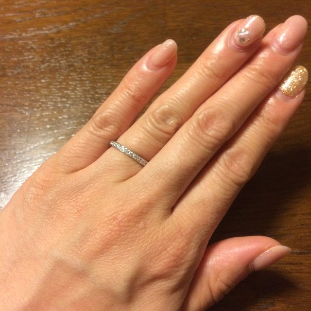 【宝寿堂(ほうじゅどう)の口コミ】 婚約指輪もここで購入したため。シンプルなデザインを希望しており、でき…